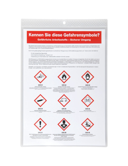 Durable aanplaktas met ophangoog, transparant - A4 - 10 stuks kopen? Bestel nu!