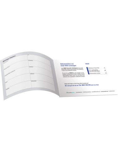 EHBO-registratieblok A5, 35 pagina's, met kartonnen kaft kopen? Bestel nu!