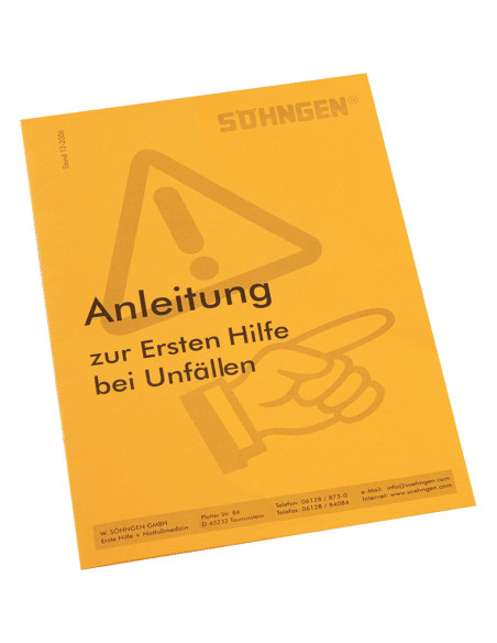Söhngen instructie voor het verlenen van eerste hulp kopen? Bestel nu!