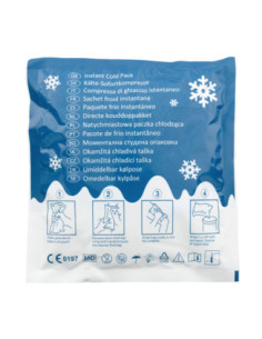 Direct-koudkompres, eenmalig gebruik, 155 x 170 mm - 5 stuks kopen? Bestel nu!