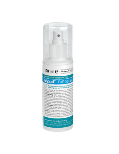 Myxal voetspray, desinfecterend - pompspray 100 ml kopen? Bestel nu!