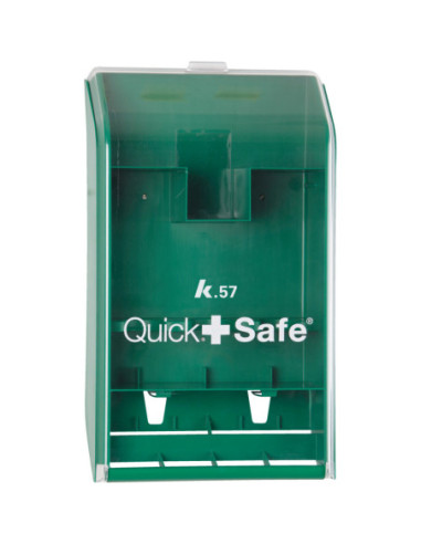 EHBO-station QuickSafe, ongevuld, wandmontage, groen - 430 x 253 x 92 mm kopen? Bestel nu!