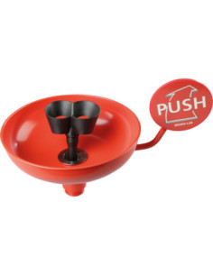 Broen-Lab oogdouche Fundamental Alpha, wandmontage, rood, EN 15154 kopen? Bestel nu!
