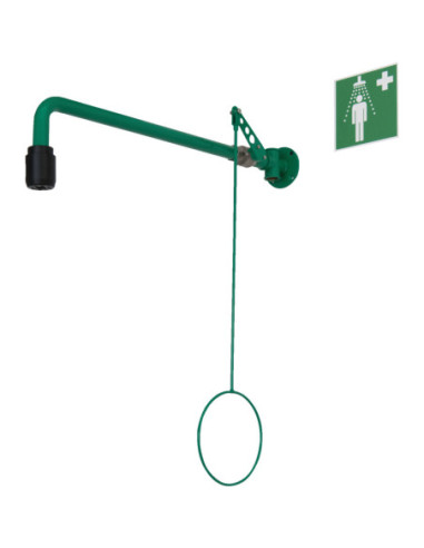 Lichaamsnooddouche voor wandmontage (opbouw) kopen? Bestel nu!