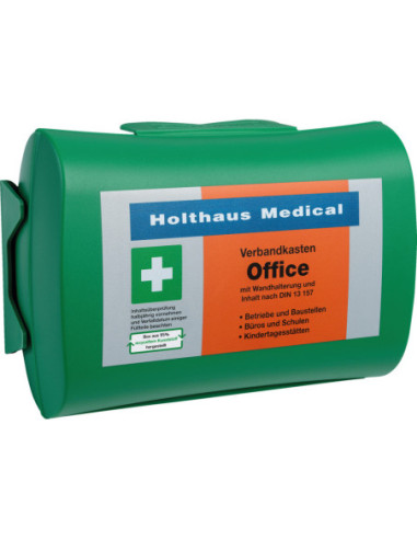 Holthaus Medical verbanddoos Office, DIN 13157, groen, gevuld kopen? Bestel nu!