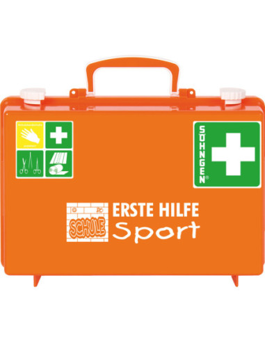 Söhngen EHBO-koffer School met sportuitbreiding - DIN 13157 - oranje kopen? Bestel nu!