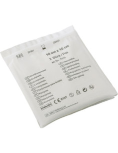 Wondkompres 10 x 10 cm, voor oppervlakkige wonden - 30 stuks kopen? Bestel nu!
