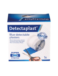 Detectaplast Elastic rolpleister, detecteerbaar, blauw - 5 m kopen? Bestel nu!