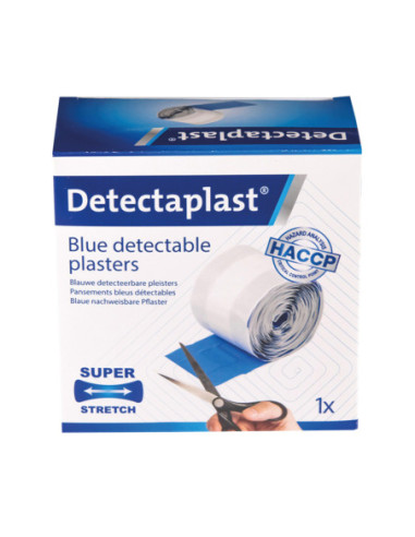 Detectaplast Elastic rolpleister, detecteerbaar, blauw - 5 m kopen? Bestel nu!