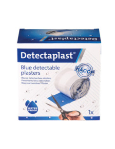Detectaplast Universal detecteerbare rolpleister - blauw - 5 m kopen? Bestel nu!