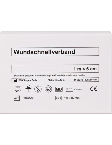 Söhngen snelverband (pleister), 1 m x 6 cm kopen? Bestel nu!