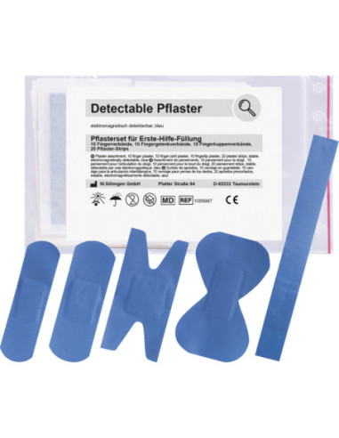 Söhngen detecteerbare pleisters voor voedingsindustrie, blauw, 50 stuks kopen? Bestel nu!