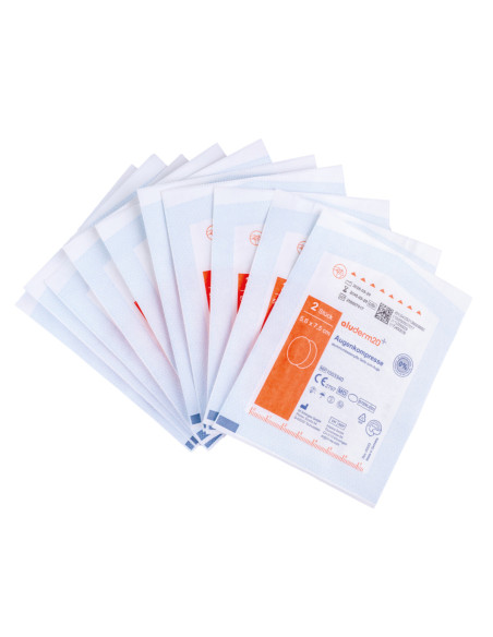 Aluderm20 DuOcul oogkompres, 5,5 x 7,5 cm, 10 pakjes à 2 stuks kopen? Bestel nu!