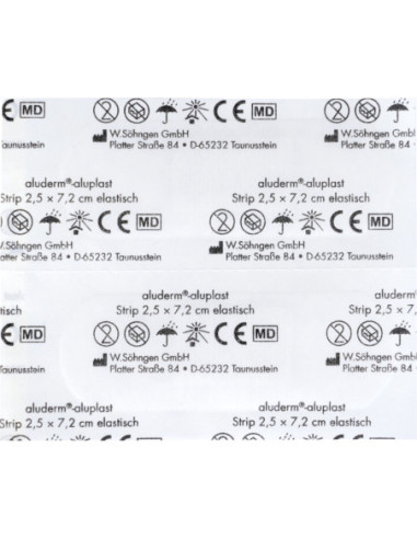 Aluderm Pleisterstrips - 100 stuks kopen? Bestel nu!