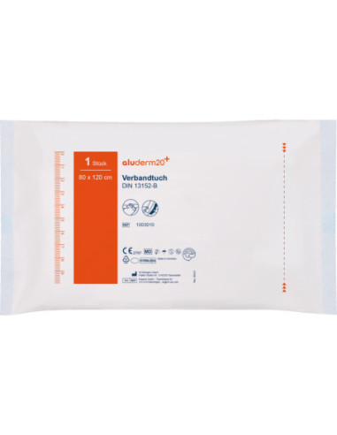 Aluderm20 Verbanddoek DIN 13152, steriel verpakt - 80 x 120 cm kopen? Bestel nu!