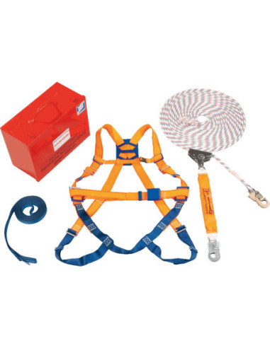 Valbeveiligingsset Safety 2 in metalen koffer - 15 m kopen? Bestel nu!