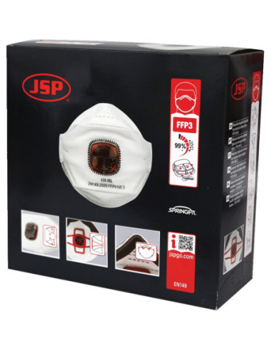 JSP Springfit 400 FFP3 NR D wegwerp-stofmasker kopen? Bestel nu!
