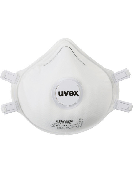 Uvex silv-Air 2310 FFP3 NR D stofmasker met uitademventiel - 15 stuks kopen? Bestel nu!