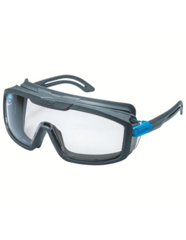 Uvex i-guard 9143 veiligheidsbril, helder, antraciet/blauw kopen? Bestel nu!