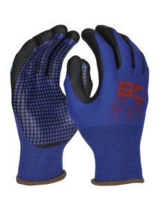 Pro Fit 31791 hittebestendige handschoen, nitril - blauw/zwart kopen? Bestel nu!