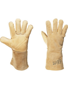 TeXXor Vesuv lashandschoen Texas I, beige leer, categorie II - maat 10 kopen? Bestel nu!