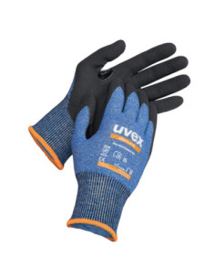 Uvex Athletic B XP snijbestendige werkhandschoen - blauw/antraciet kopen? Bestel nu!