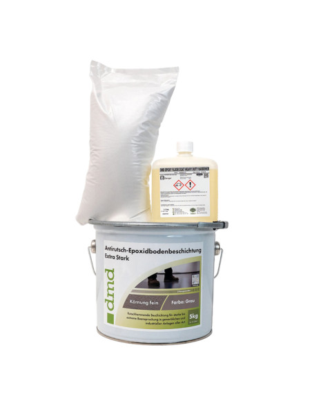 Antislip epoxy vloercoating extra sterk, fijn R11, grijs, 10 kg kopen? Bestel nu!