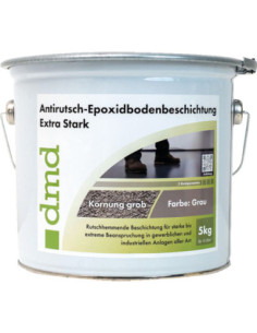 Antislip epoxy vloercoating extra sterk, grof R13, grijs, 10 kg kopen? Bestel nu!