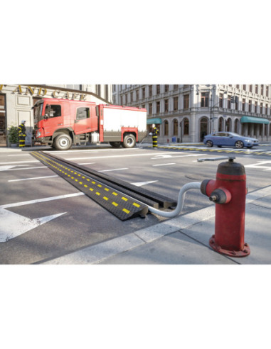 Kabelbrug Maxi, rubber, zwart - 850 x 500 x 90 mm kopen? Bestel nu!