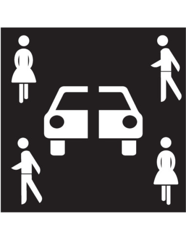Premark inbrandvloermarkering Carsharing, R12 - 1000 x 1000 mm kopen? Bestel nu!