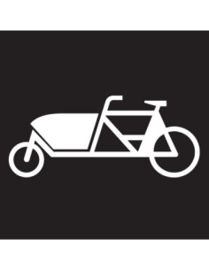 Premark inbrandvloermarkering Bakfiets, R12 - 581 x 1350 mm - 2 stuks kopen? Bestel nu!