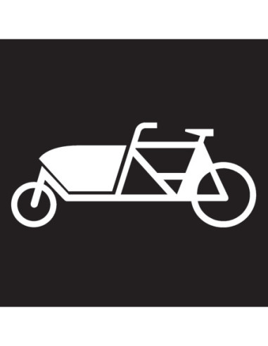 Premark inbrandvloermarkering Bakfiets, R12 - 581 x 1350 mm - 2 stuks kopen? Bestel nu!