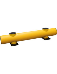 Kunststof rolstop (parkeerstop), geel, Ø 160 mm kopen? Bestel nu!