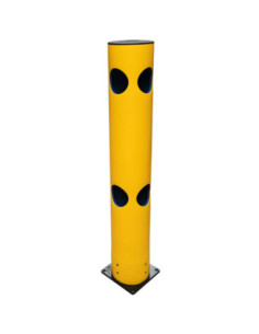 Kunststof paal voor modulair leuningsysteem, geel - hoogte 1200 mm kopen? Bestel nu!