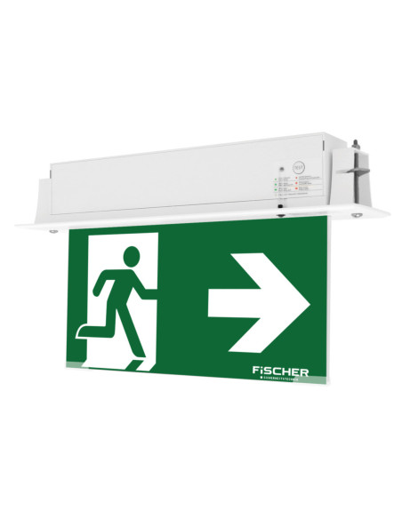 Fischer Inbouwframe voor S1-noodverlichting - wit - kunststof kopen? Bestel nu!