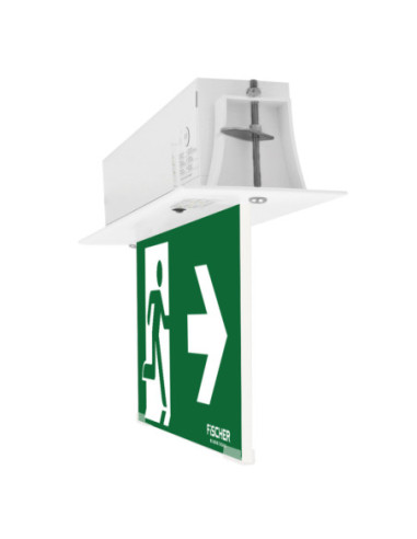 Fischer Inbouwframe voor S1-noodverlichting - wit - kunststof kopen? Bestel nu!
