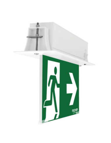 Fischer Inbouwframe voor S1-noodverlichting - wit - kunststof kopen? Bestel nu!