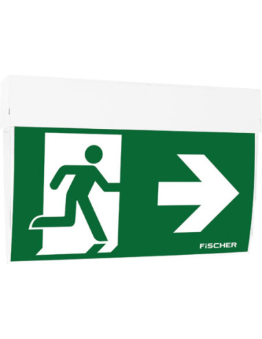 Fischer 1U LED-vluchtwegverlichting incl. 4 pijlpictogrammen kopen? Bestel nu!
