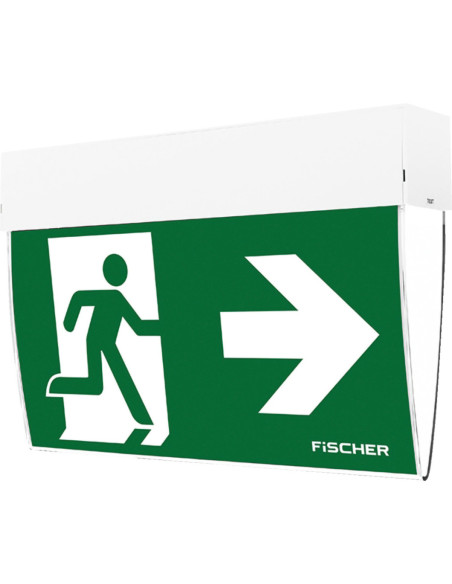 Fischer 1U LED-vluchtwegverlichting incl. 4 pijlpictogrammen kopen? Bestel nu!