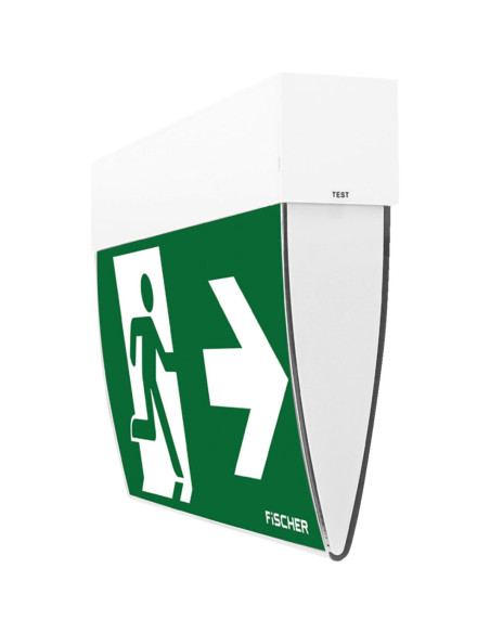 Fischer 1U LED-vluchtwegverlichting incl. 4 pijlpictogrammen kopen? Bestel nu!