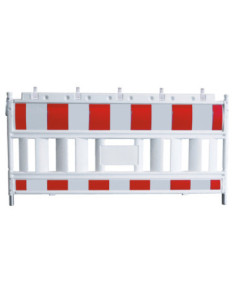 Afzethek voor bouwplaatsbeveiliging, rood/wit - 2100 x 1000 mm kopen? Bestel nu!