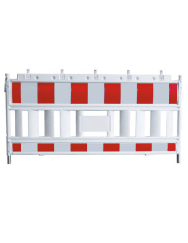 Afzethek voor bouwplaatsbeveiliging, rood/wit - 2100 x 1000 mm kopen? Bestel nu!