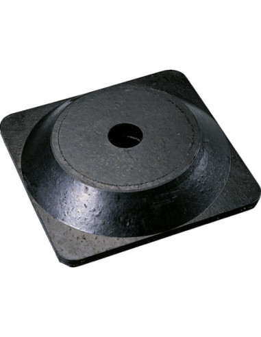 Standvoet voor mobiele kettingstandaard, gerecycled rubber - 265 mm kopen? Bestel nu!