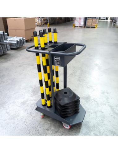 Standvoet voor mobiele kettingstandaard, gerecycled rubber - 265 mm kopen? Bestel nu!