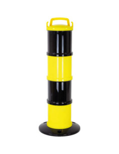 Afzetpaal Modular, 4 elementen, met ketting - 850 x 320 mm kopen? Bestel nu!