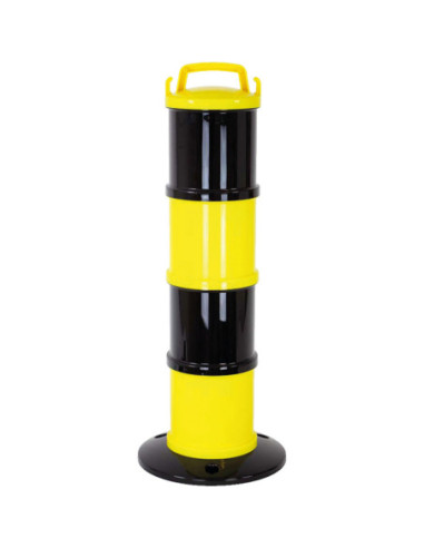 Afzetpaal Modular, 4 elementen, met ketting - 850 x 320 mm kopen? Bestel nu!