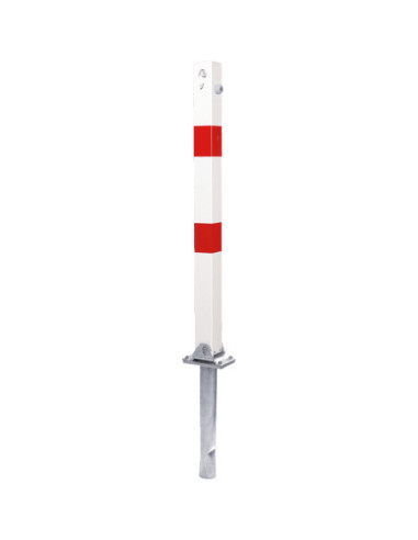 Universeelpaal Rom rood/wit - staal - 1000 mm hoog kopen? Bestel nu!