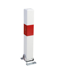 Afzetpaal Rom Mini rood/wit geblokt, op te deuvelen - 500 mm kopen? Bestel nu!