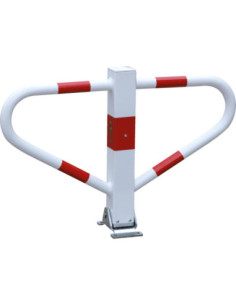 Parkeerbeugel Rom, rood/wit, opschroefbaar - 500 x 750 mm kopen? Bestel nu!