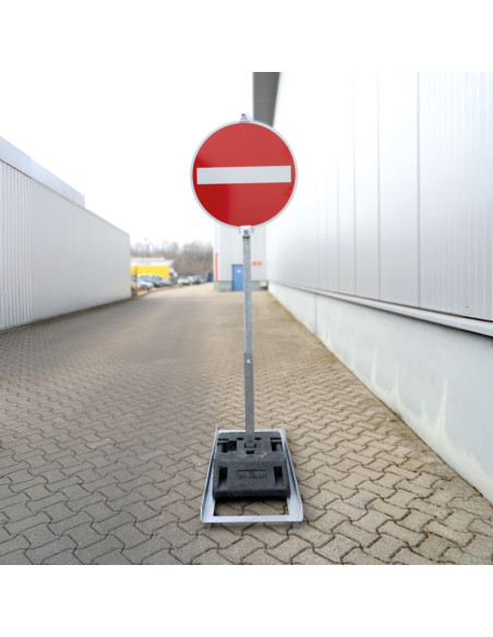 Bordenstandaard voor buispalen 40 x 40 mm - staal - 1200 x 458 mm kopen? Bestel nu!